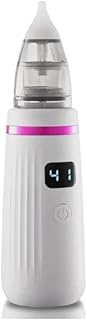 Sugador Nasal Elétrico para Bebê - Aspirador Nasal Portátil USB - Limpador de Nariz e Ouvido - 5 Níveis de Sucção, 3 Bocais Intercambiáveis - Removedor de Muco Infantil - UpShop