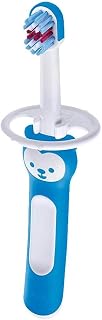 MAM Baby 1 Escova de Dentes Baby's Brush com Trava de Segurança para Crianças de 6+ Meses Com Cabo Ergonômico e Fácil de