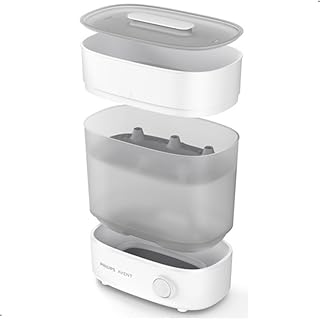 Esterilizador Elétrico de Mamadeiras Philips Avent - 220V | Remove 99,9% das bactérias, sem produtos químicos