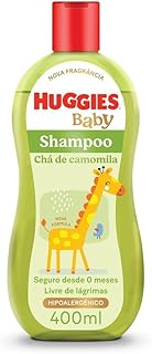 Shampoo Huggies Camomila Seguro para Recém-Nascidos 400 ml