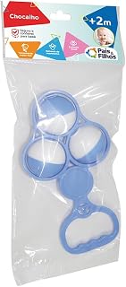 Pais & Filhos Brinquedo Para Bebe Chocalho Bolas Azuis Solapa - 01 Unidade Pais E Filhos Multicor