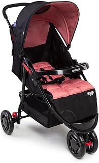 Carrinho de Bebê Cosco Kids, Toffy, Rosa Noite