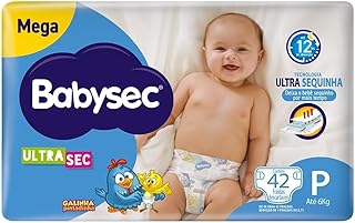 Fraldas Babysec Ultrasec Galinha Pintadinha, P, 42 Unidades