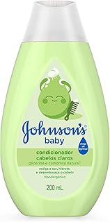 Condicionador Para Bebê Johnson's Baby Para Cabelos Claros, 200ml