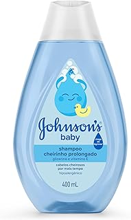 Johnson's Baby Shampoo Infantil Cheiro Prolongado, 400ml, Azul