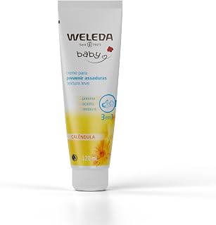 Weleda Babycreme de Calêndula | Proteção Natural Contra Assaduras | Fórmula Suave com Calêndula e Camomila | 120 ml