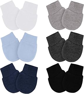 Luvas para bebês que não arranham luvas macias para bebês de 0 a 6 meses meninos e meninas